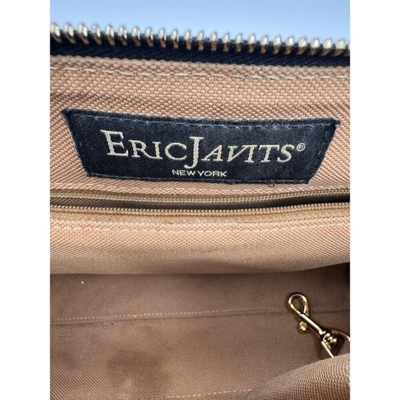 Eric Javits Purse Woven Straw Multicolor Gold Medium Shoulder Hand Bag $480 - Picture 13 of 16